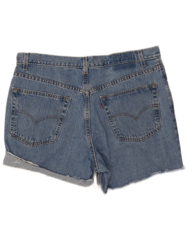Мужские джинсовые шорты свободного кроя Levi's 550 W37, большие синие, хлопок