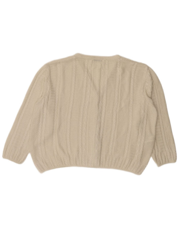 Женский свободный кардиган Marks & Spencer UK 18 XL Белый
