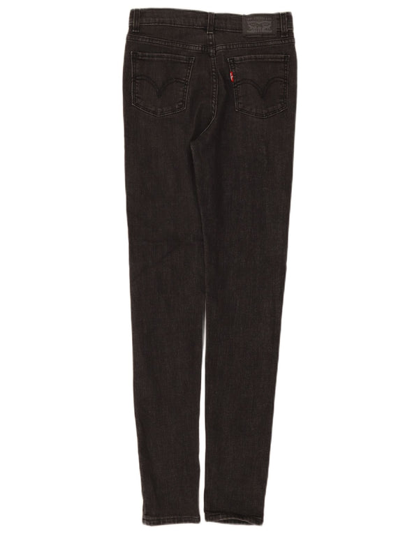 Джинсы суперскинни Levi's Girls 720 с высокой талией 11–12 лет W24 L29, черные