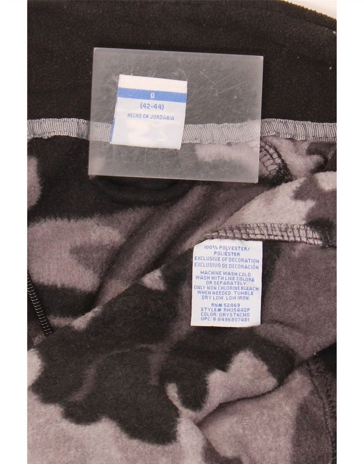 Мужская флисовая куртка STARTER UK 42/44, большой серый камуфляжный полиэстер