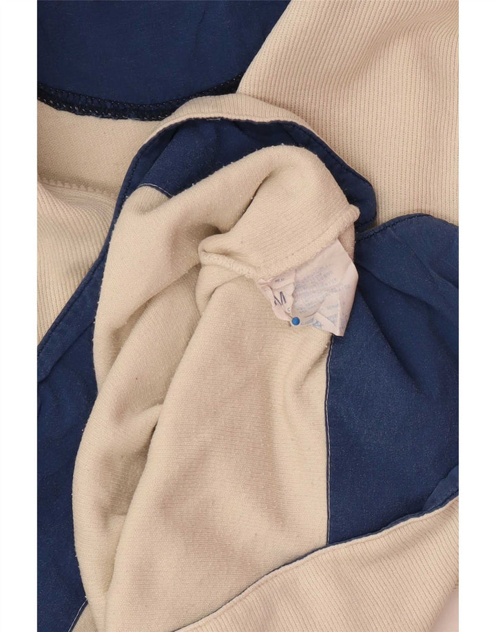 Мужской топ с воротником на молнии и длинными рукавами Sergio Tacchini, средний бежевый хлопок