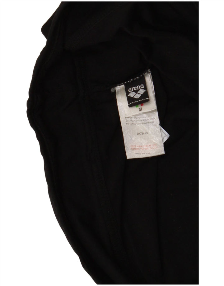 Женские леггинсы Arena UK 12, средний черный хлопок, черный цвет