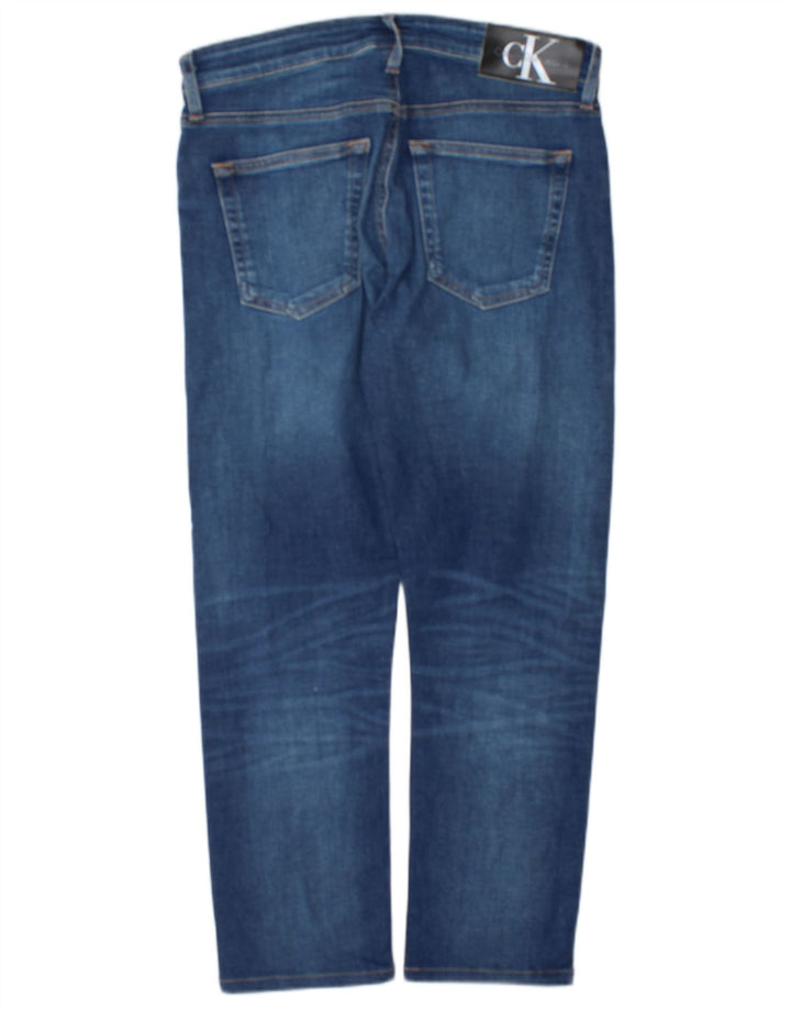 Мужские прямые джинсы Calvin Klein W31 L27, синий хлопок