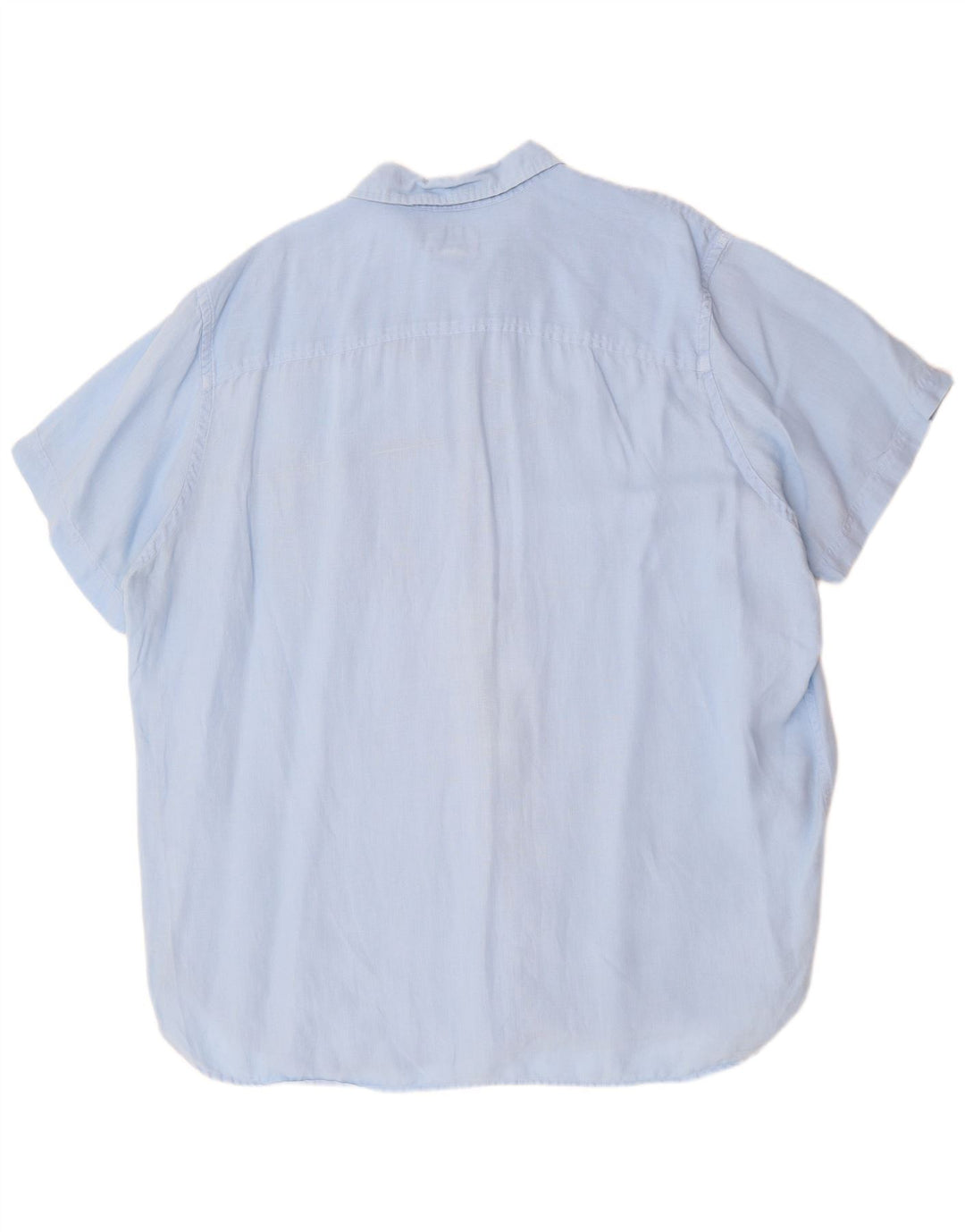 TIMBERLAND Мужская рубашка обычного кроя с коротким рукавом 3XL синяя