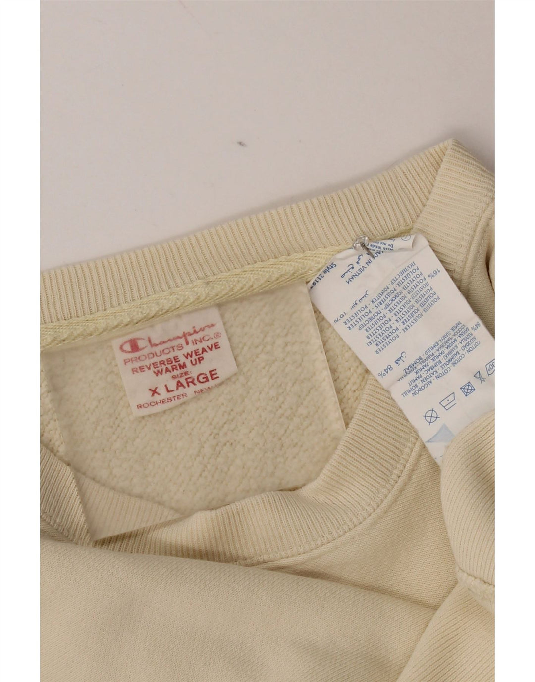 Мужской свитшот Champion Jumper XL, бежевый, хлопок