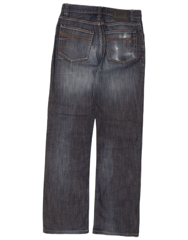 Женские прямые джинсы Calvin Klein W30 L30 синие, хлопок