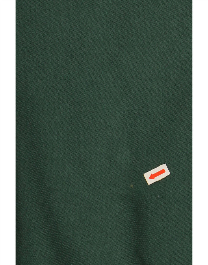 ВИНТАЖНЫЙ женский свитер с воротником-поло, джемпер, Великобритания, 22/24, 3XL, зеленый полиэстер