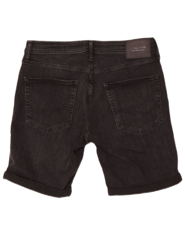 Мужские джинсовые шорты Jack & Jones Medium W32, черные, хлопковые