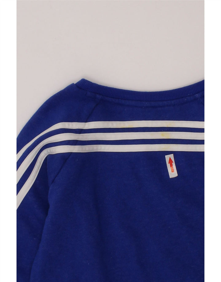 Свитшот Adidas для мальчиков 3-4 лет, синий хлопок