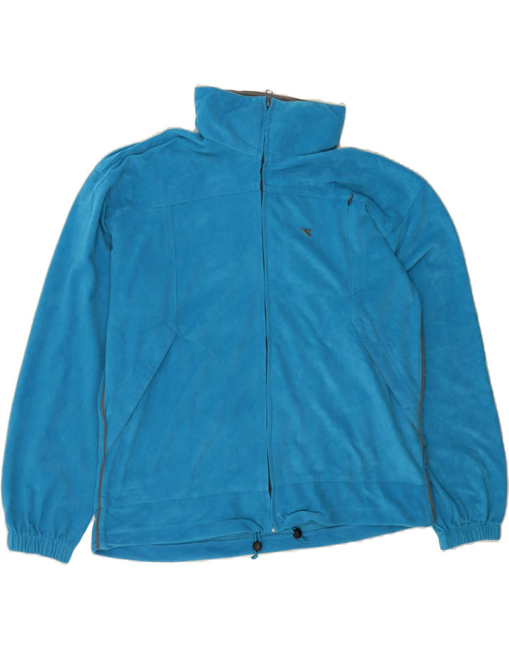 DIADORA Mens Tracksuit Top Jacket UK 38 Medium Blue Polyester Vintage Diadora and Second-Hand Diadora from Messina Hembry 