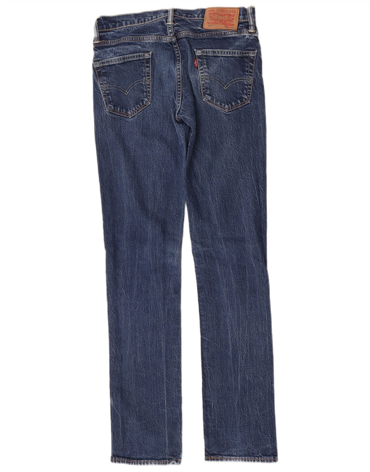 Мужские джинсы Levi's 511 Slim W30 L34 синие, хлопок