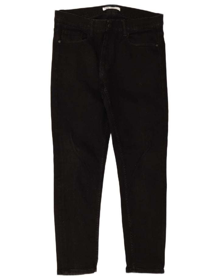 Мужские узкие джинсы Zara EU 46 XL W36 L30 черные