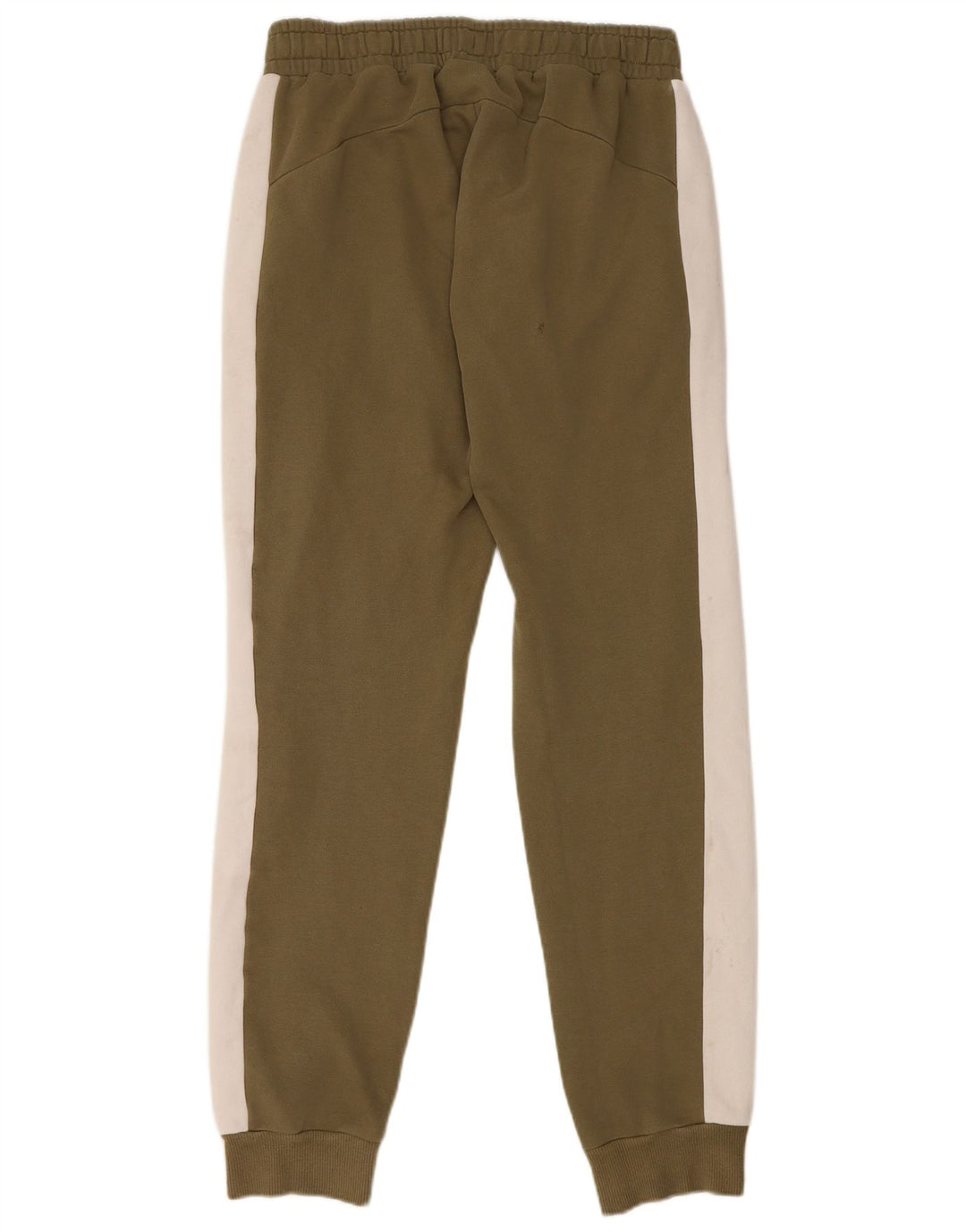 Мужской спортивный костюм Puma, средний хаки, хлопок с цветными блоками