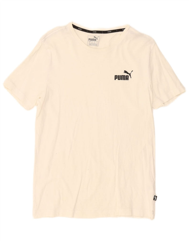 Мужская футболка Puma, маленький белый хлопок