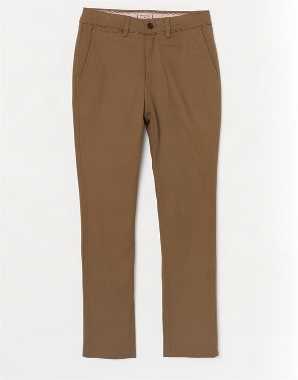 Мужские брюки-чиносы Jack & Jones W28 L27 бежевого цвета, хлопок
