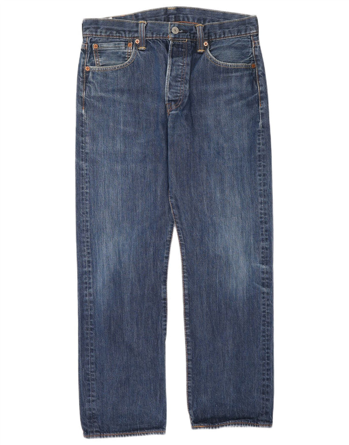 Мужские прямые джинсы Levi's W32 L30 синие, хлопок