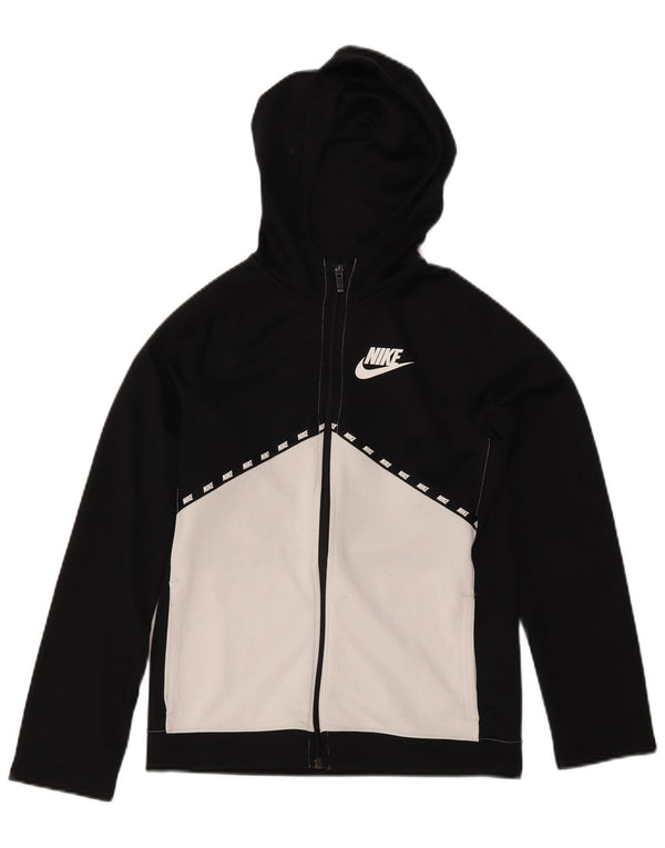 Спортивный костюм с капюшоном для мальчиков Nike (12–13 лет), большой черный цвет с блоками