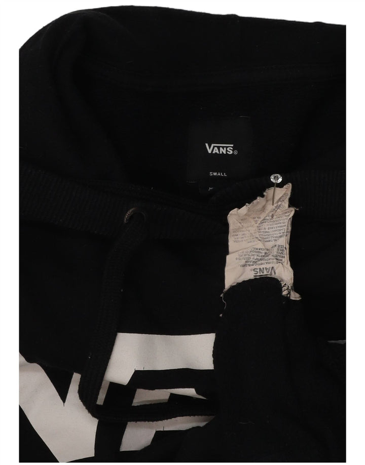 Мужской джемпер с капюшоном Vans, маленький черный, хлопковый