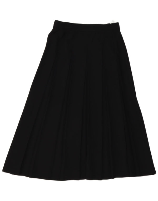 Женская плиссированная юбка с завышенной талией Marks & Spencer UK 10, маленькая W26 L30, черная