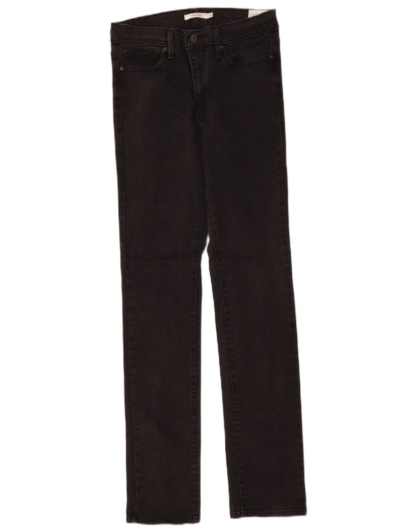 Женские облегающие джинсы Levi's W29 L32, черный хлопок