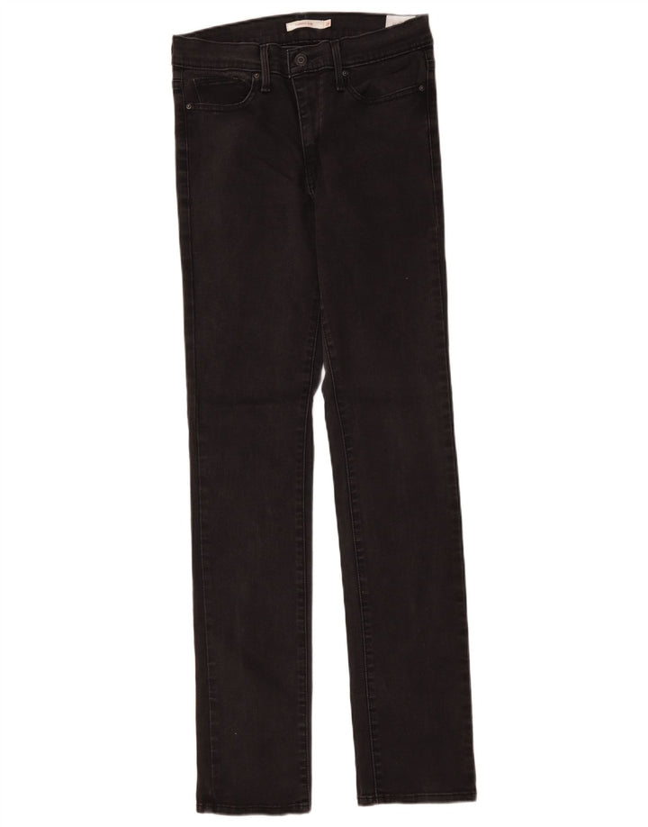 Женские облегающие джинсы Levi's W29 L32, черный хлопок