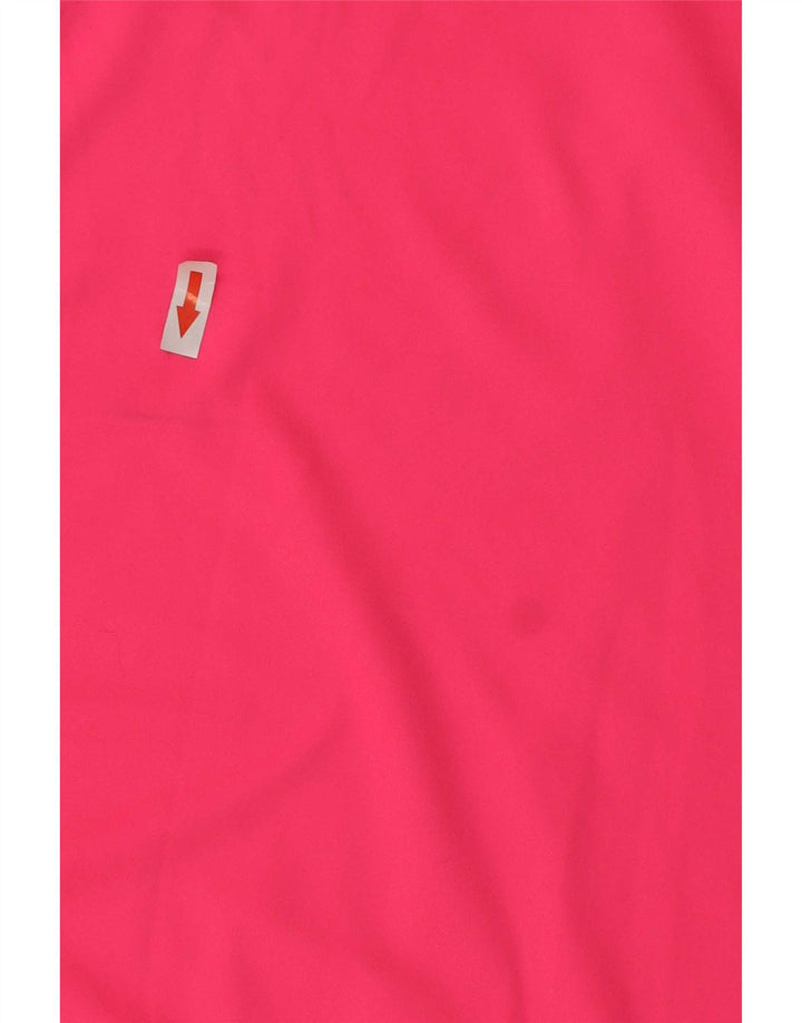 Женская футболка Nike Dri Fit Top UK 14, большой розовый полиэстер