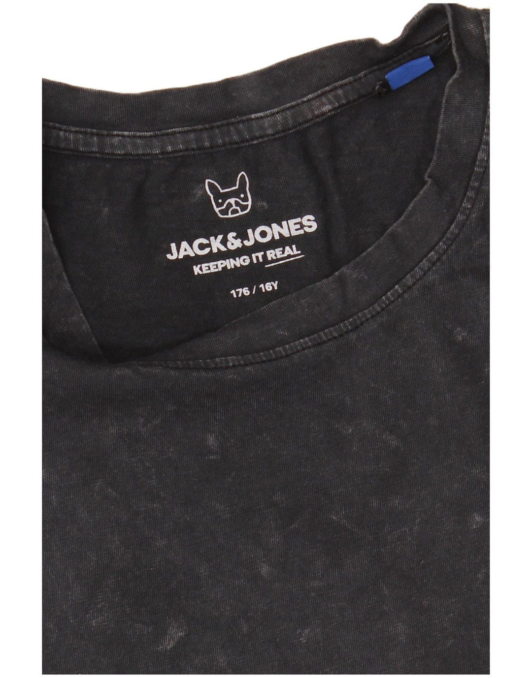 JACK & JONES Boys Graphic T-Shirt Top 15-16 Years Grey