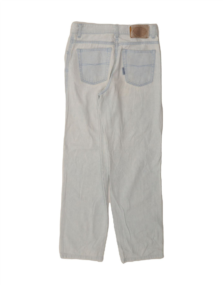 TRUSSARDI Womens Straight Jeans W28 L29 Blue Vintage Trussardi and Second-Hand Trussardi from Messina Hembry 