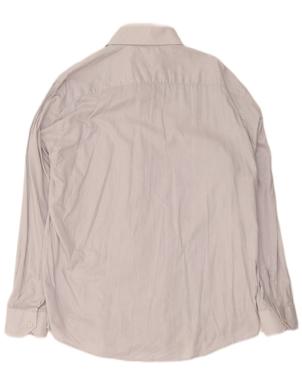 Мужская рубашка Renato Balestra, размер 44, 17, 1/2 XL, серая, хлопок