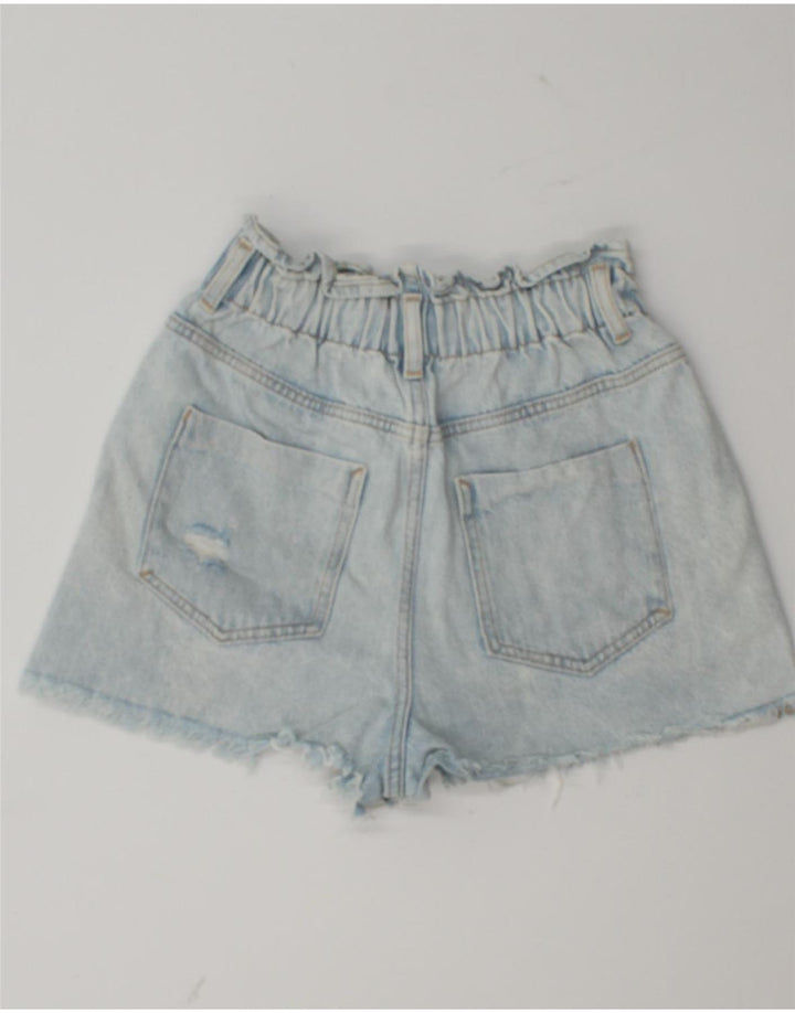 Женские джинсовые шорты ZARA EU 34 2XS W24 Синие