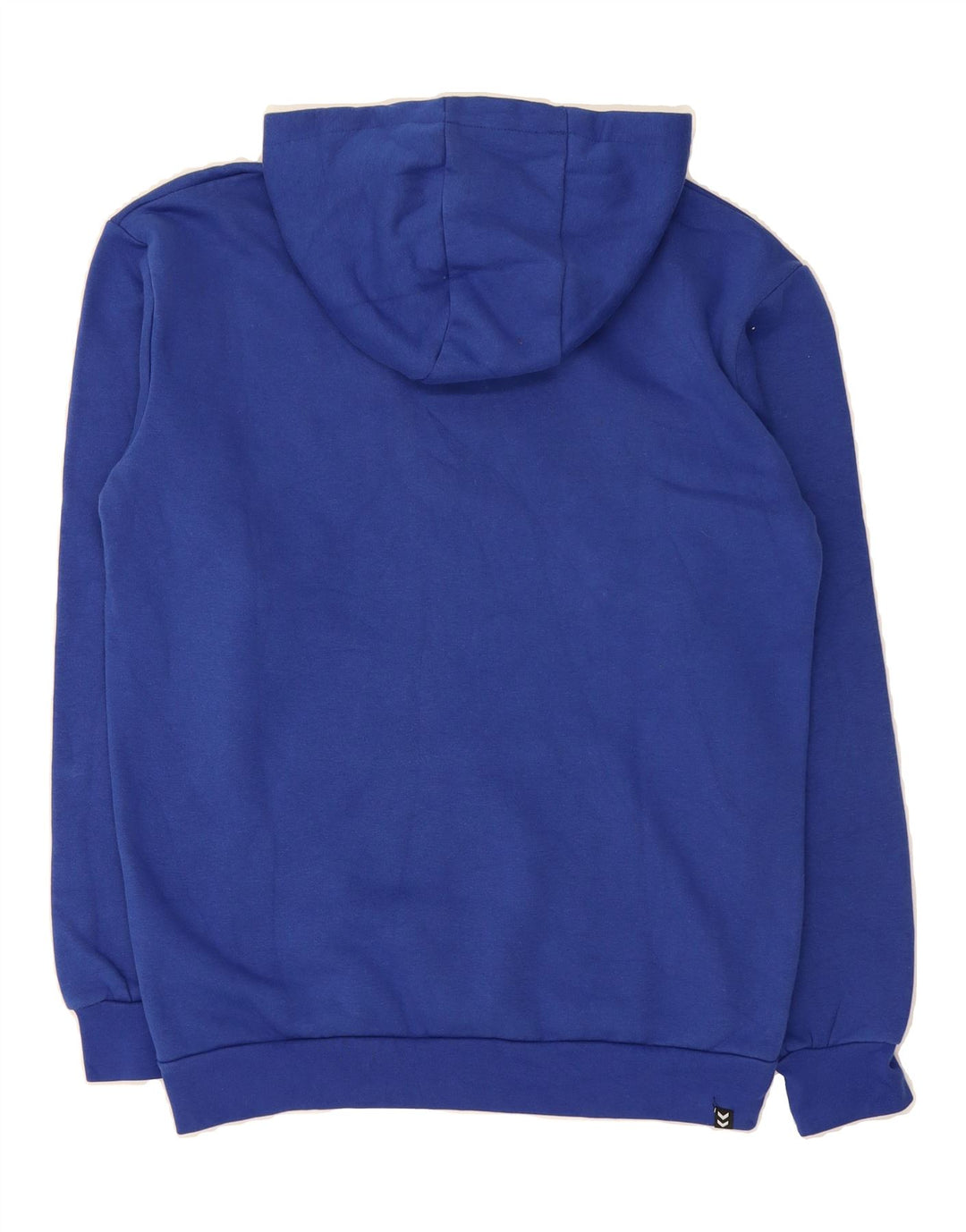 HUMMEL Mens Graphic Hoodie Jumper Medium Blue Cotton Vintage Hummel and Second-Hand Hummel from Messina Hembry 