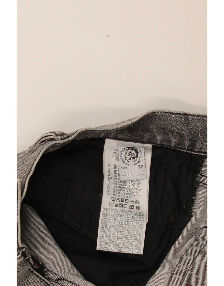 Мужские узкие джинсы Diesel W32 L32, серый хлопок