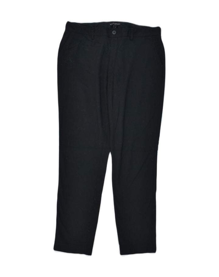BANANA REPUBLIC Womens Chino Trousers US 4 Small W30 Black Polyester | Vintage | Thrift | Second-Hand | Used Clothing | Messina Hembry 