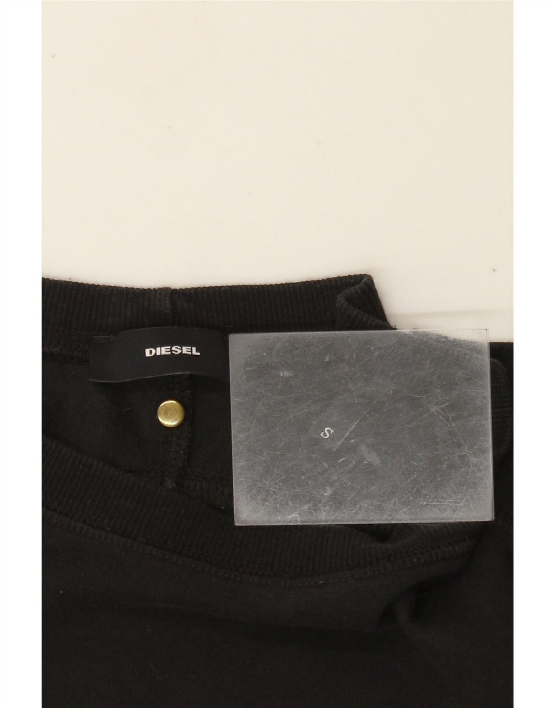 Мужской свитшот с рисунком DIESEL, маленький черный