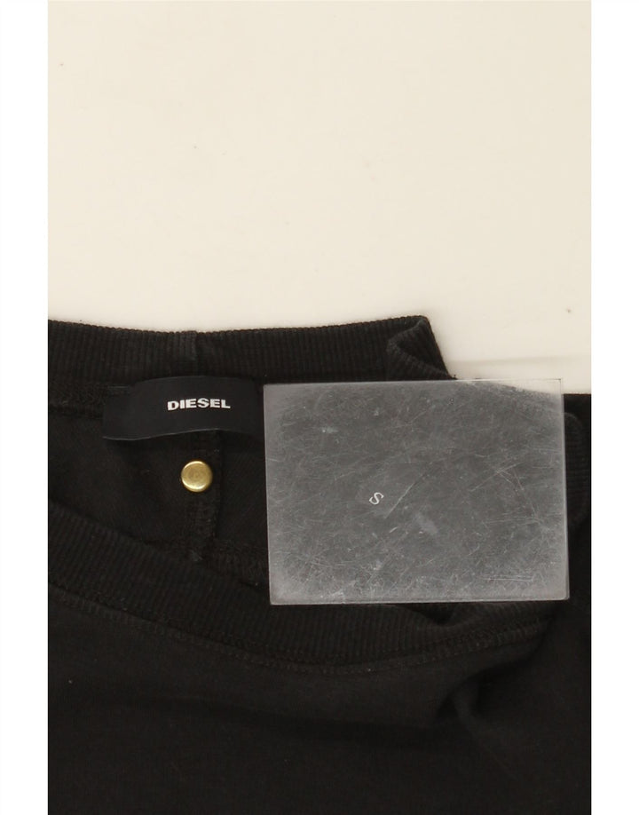 Мужской свитшот с рисунком DIESEL, маленький черный