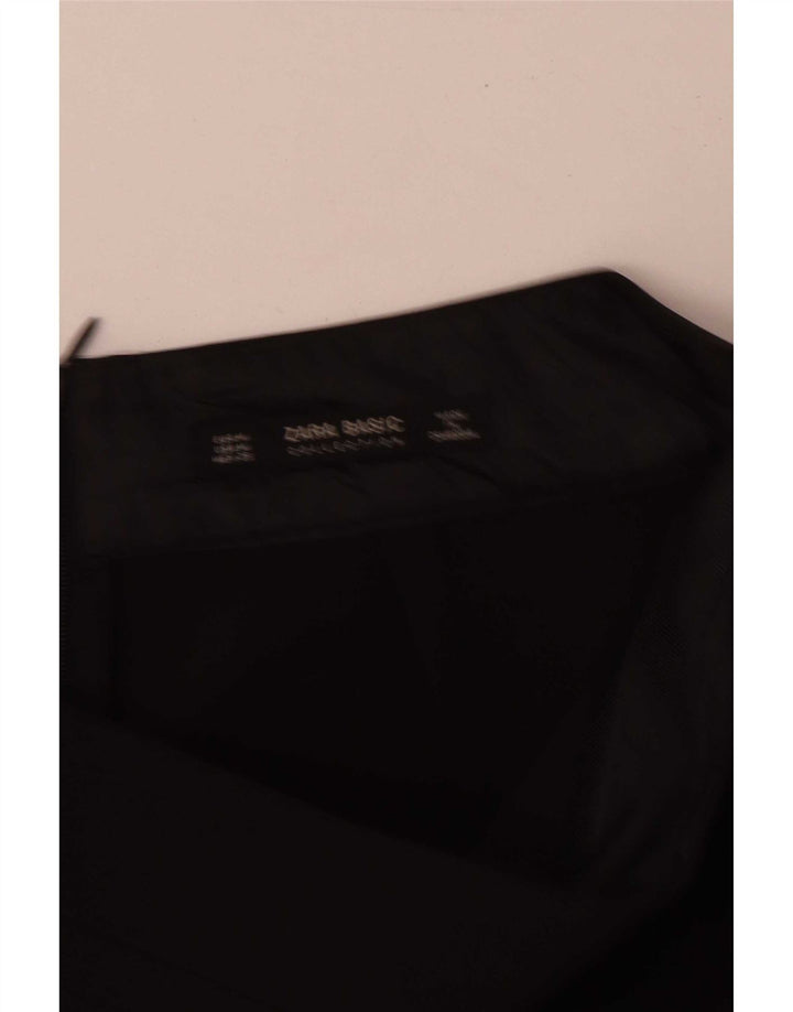 Женская мини-юбка Zara Medium W28, черная