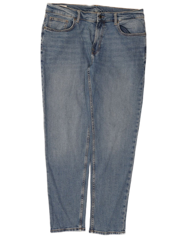 Мужские узкие джинсы Zara EU 46 XL W36 L30 синие, хлопок