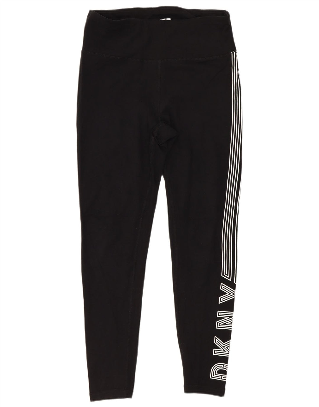 Женские леггинсы с рисунком Dkny, маленькие черные хлопковые