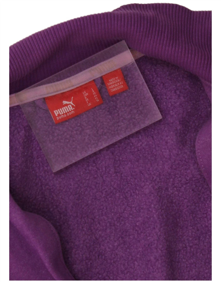 PUMA Женский укороченный спортивный костюм с графическим рисунком UK 14 Medium Purple