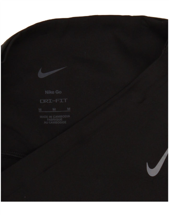 Женские леггинсы-капри NIKE Dri Fit UK 12, средние, черные