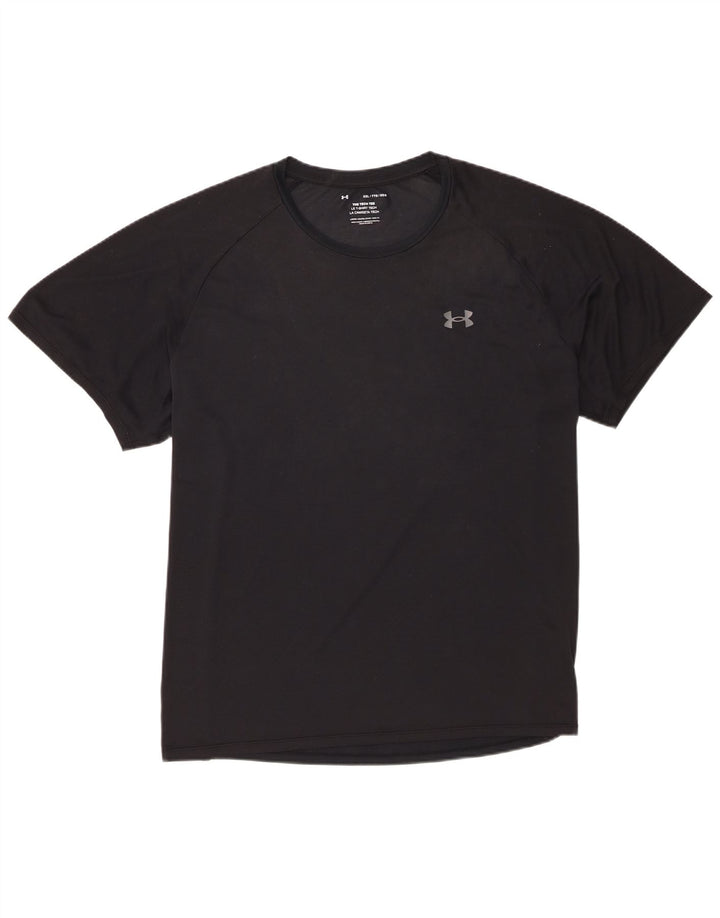 Мужская футболка Under Armour Top 2XL, черный полиэстер