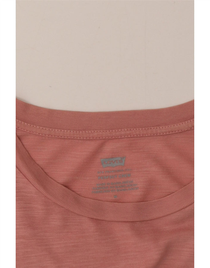 Женская футболка Levi's Top UK 14, средний розовый в крапинку