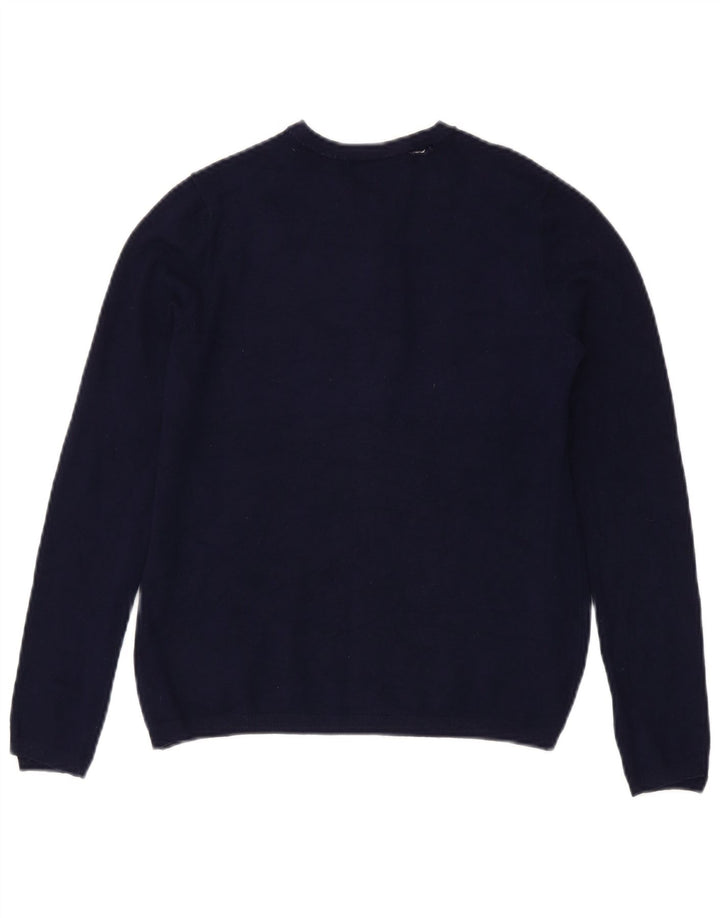Женский кардиган ZARA UK 12, средний темно-синий