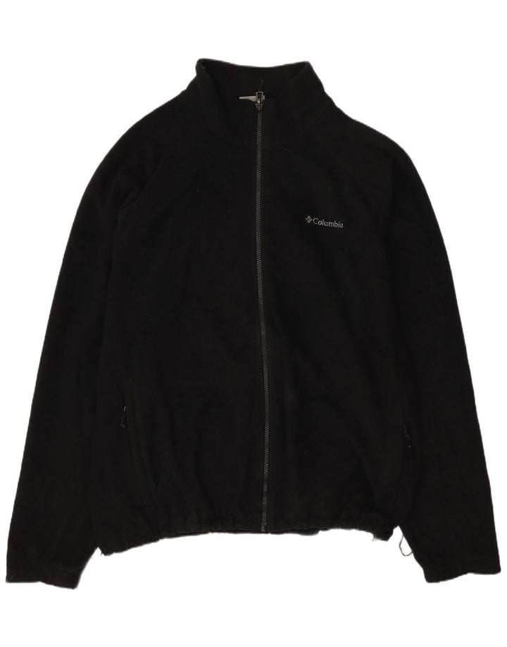 Мужская флисовая куртка Columbia Interchange XL, черный полиэстер