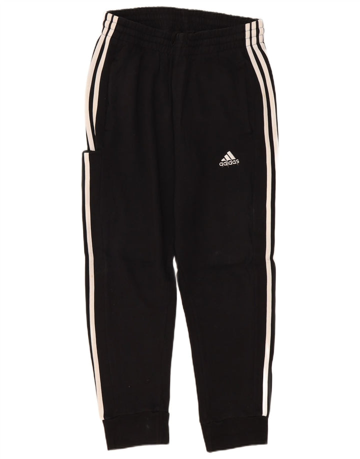 Мужские спортивные брюки Adidas Joggers среднего черного цвета из хлопка