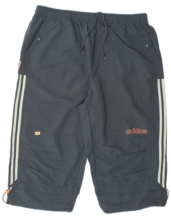 Мужские спортивные шорты-бермуды Adidas 2XL серые из полиамида
