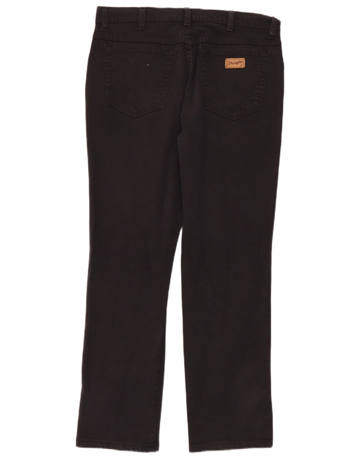Мужские прямые джинсы Wrangler Texas W36 L32, черный хлопок