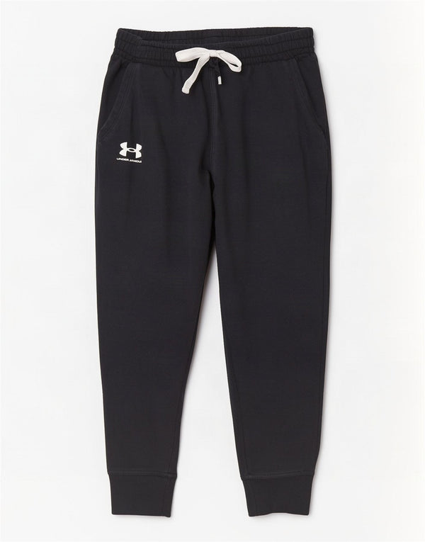 Женские спортивные брюки Under Armour, джоггеры, Великобритания, 16, большие черные, хлопковые