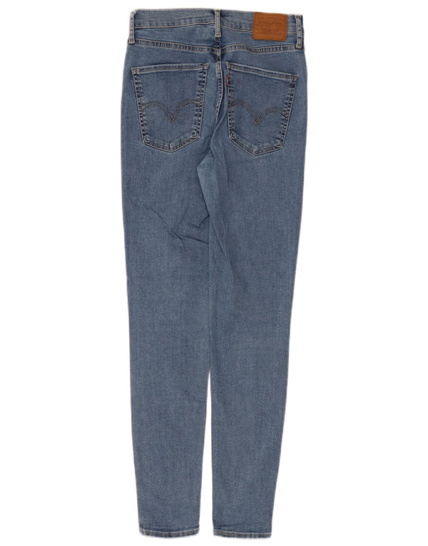 Женские джинсы суперскинни Levi's Mile High W28 L28, синий хлопок