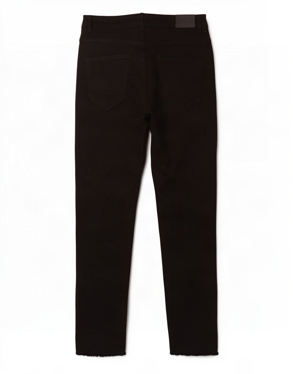 Женские узкие джинсы с высокой талией Zara EU 44 XL W34 L28, черный хлопок